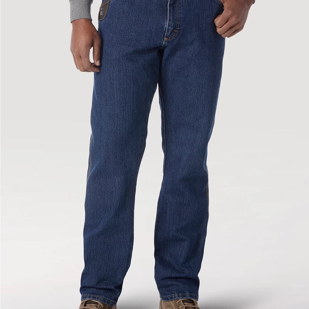 Wranglers Riggs Workplace Men Blue Jeans 30x30 NWT